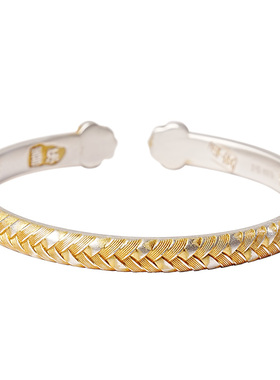 宫里上新正品足银999吉言手镯