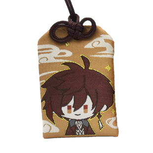 原神钟离岩王帝君温迪魈甘雨刻晴行秋香菱周边日式刺绣御守袋礼物