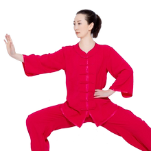 夏季亚麻短袖中老年长袖新款太极服1