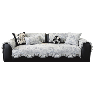 法式沙发垫四季通用2026新款轻奢高级感防滑坐垫子直排皮沙发套罩