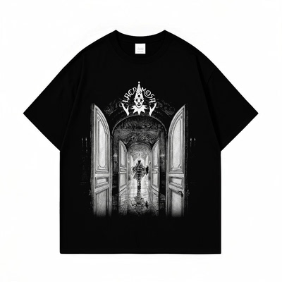 复古印花男女纯棉短袖T恤上衣夏