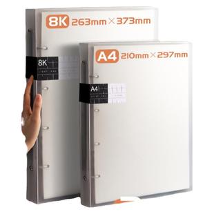 活页a4素描本速写本8k图画本手绘马克笔专用画画儿童绘画本可拆卸本子美术生小学生马克纸八开纸空白画纸画册