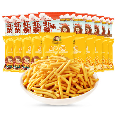 刺猬阿甘16g*10包解馋小吃虾味条