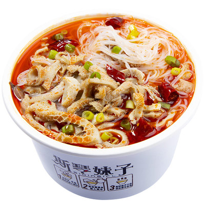 池子同款速食羊杂粉丝汤