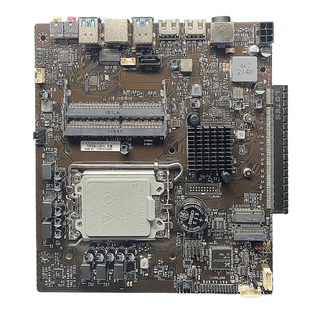 杰微JW H610I-P侧插主板LVDS一体机主板 航空头19V侧插显卡主板