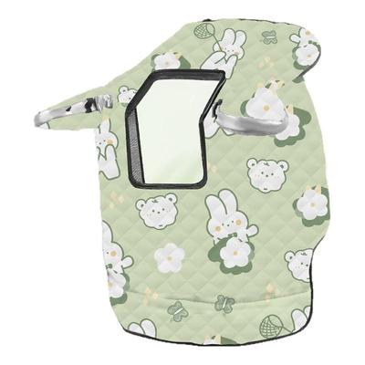 四季通用亲子款骑行电动车挡风被