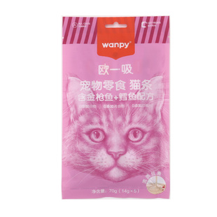wanpy顽皮猫咪零食欧一吸猫条整箱100支顽皮猫幼猫增肥补充营养