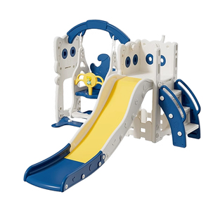 儿童室内家用宝宝滑滑梯小型秋千二合一2至10岁小孩家庭玩具组合