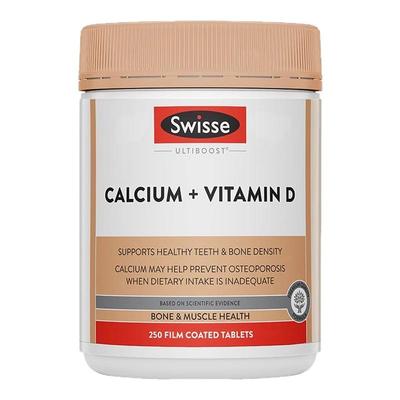 swisse斯维诗钙片中老年人腰腿疼腿抽筋补钙骨质疏松澳洲进口