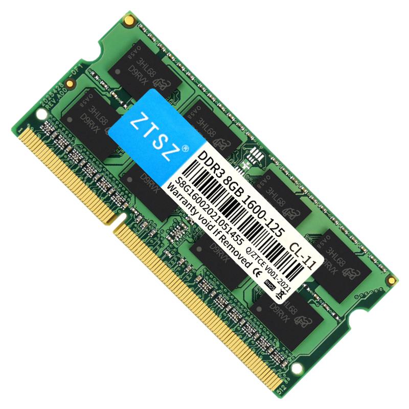ZTSZ笔记本电脑内存条DDR3L 4G 8G 16GB低压 标压1.35V 1333 1600