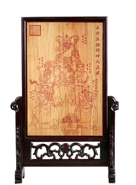 青鸟阁五方道系用品木雕客厅玄关