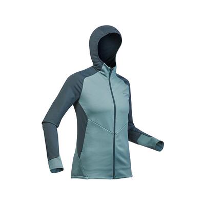 迪卡侬抓绒衣女款冲锋衣内胆户外登山修身轻薄保暖摇粒绒外套ODF