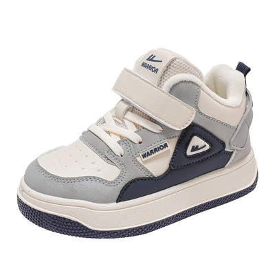 回力童鞋男童加绒运动鞋2025冬季新款儿童保暖二棉鞋女童学生板鞋