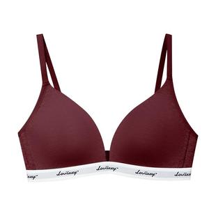 红色内衣套装女小胸微聚拢薄法式三角杯结婚新娘运动文胸本命年马