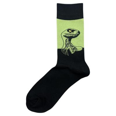 happy袜子男士菱形格卡通潮牌袜