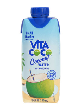 VitaCoCo天然椰子水330ml*36瓶