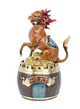 黎采铜新中式玄关装饰摆件