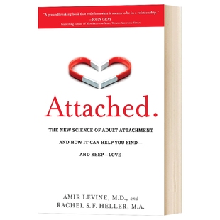 关系的重建 英文原版 Attached 读懂恋人心 如何在未知中相爱 在懂得后相守 阿米尔•莱文 英文版进口书籍