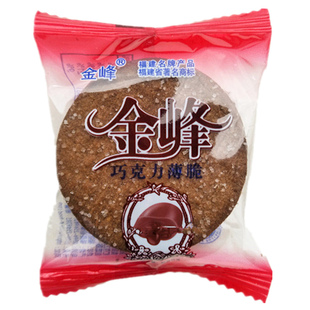 金峰香蕉薄脆白糖饼干整箱散称独立小包装办公休闲甜零食品巧克力