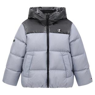 Champion冠军男女童装25冬新款加厚款蓄热中长保暖抗菌羽绒服外套