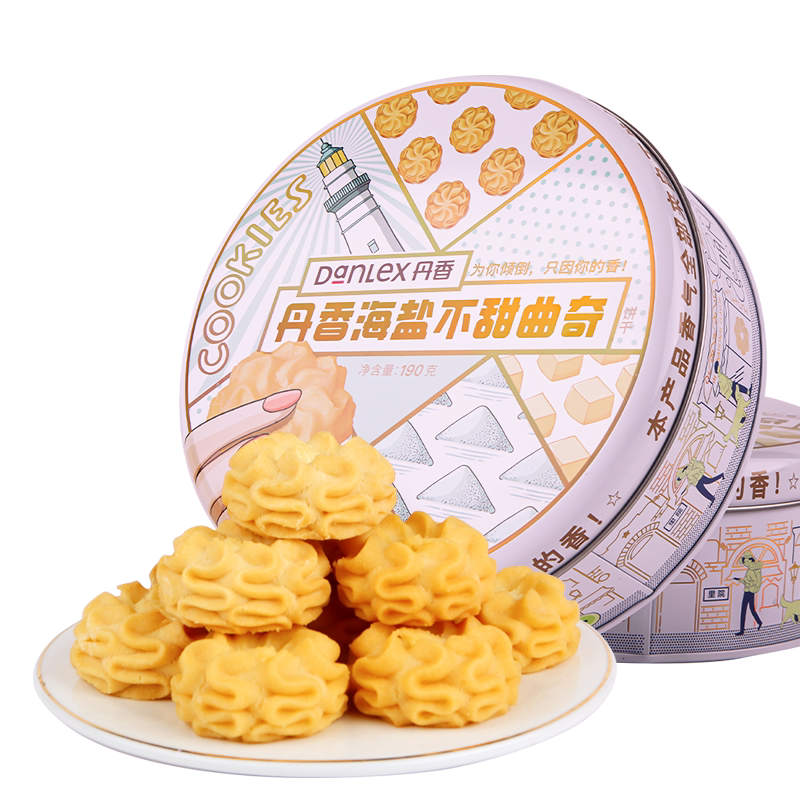 丹香巧克力抹茶黄油味曲奇饼干