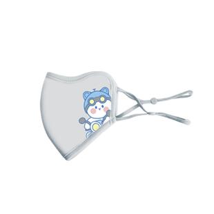 米度狗儿童保暖口罩秋冬季防寒风防尘男女童3d立体可爱卡通可水洗