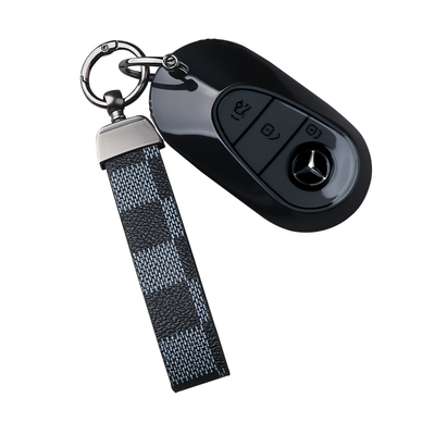 适用于奔驰e300l钥匙套C260lC200lA200l车C级E级EQE壳GLB扣GLCGLE