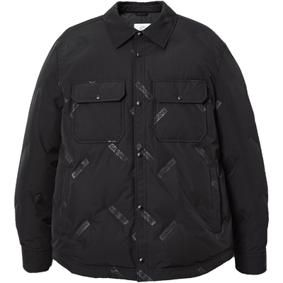 【防泼水鹅绒服】杰克琼斯颜值轻羽绒衬衫男冬季商务夹克外套男装