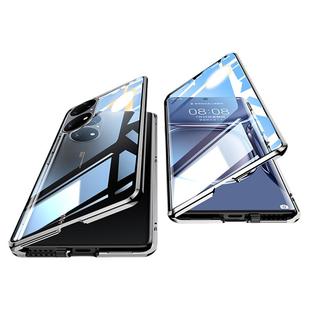 适用于华为p50pro手机壳新款p50全包防摔保护套p40pro透明双面创意男士女款pro+高级感防偷窥p30pro5g外壳por