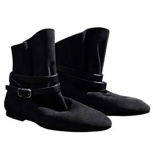 Le' Murmure “城市游牧风” 旷野艺术家 水洗牛反绒 骑士短靴女