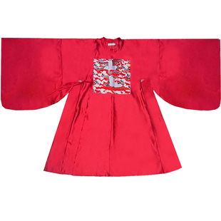 明制圆领袍汉婚中式司仪伴郎方补服四补仙鹤团龙婚服喜娘执事男女