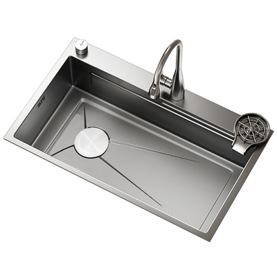 【蜂窝压纹】5MM加厚厨房大单槽