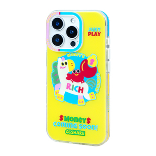 寄居蟹原创马上有钱新年iphone17手机壳适用苹果16新款15promax手机套14双层小众设计高级感带磁吸支架超好看