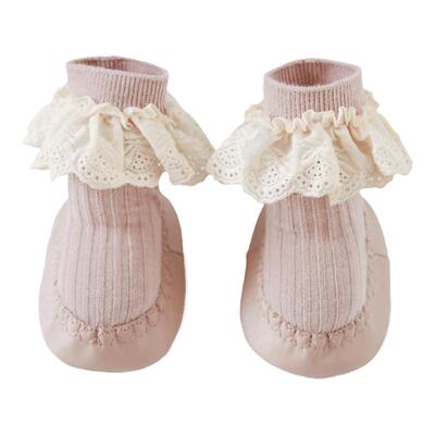 女宝宝软底婴儿防掉公主风地板袜