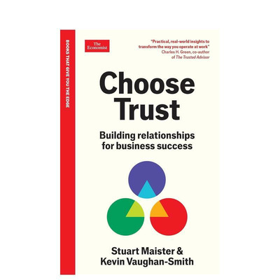 【预售】选择信任：为商业成功建立关系 Choose Trust: Building relationships for business success 英文商业行销 正版进口书