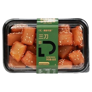DL/胖东来正品代购三刀450g克德丽可思蜜三刀甜品点心零食3刀