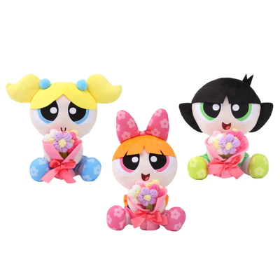 HUGKIS飞天小女警七夕送礼盒玩偶