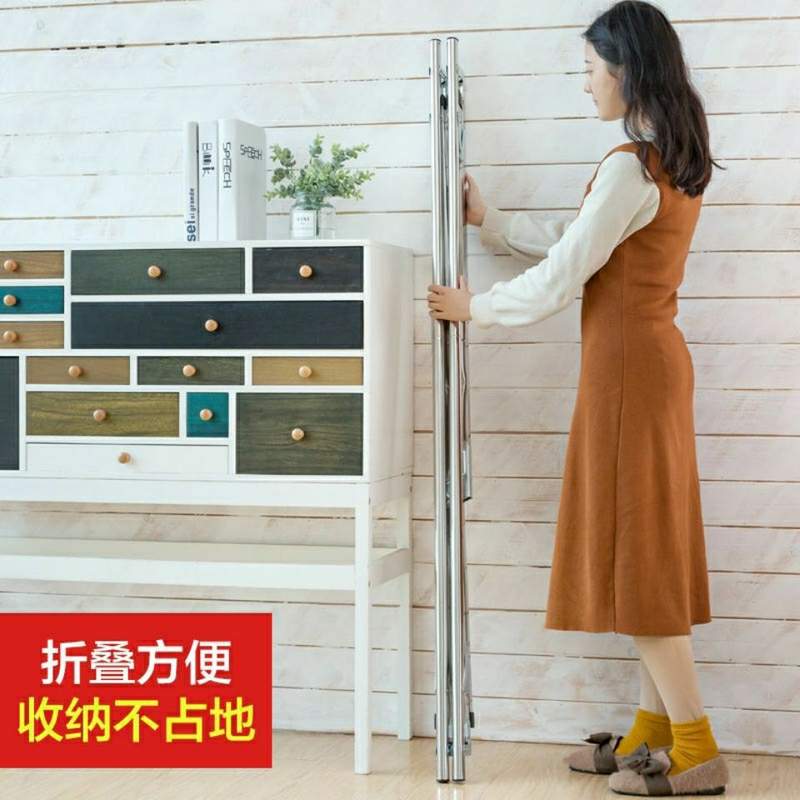 晾衣架落地折叠室内家用阳台X神器卧室室外伸缩式批发凉晒被子杆