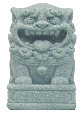 国潮欢喜狮印章办公室桌面摆件