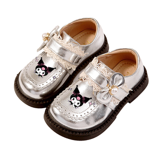 新年女童皮鞋真皮2026春秋新款儿童鞋子配裙子小女孩公主单鞋软底