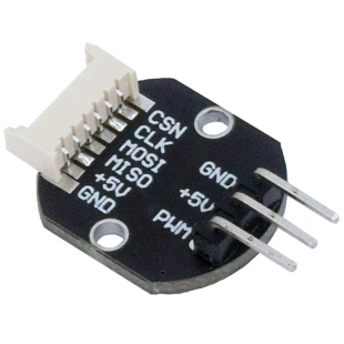 AS5048A磁编码器模块PWM/SPI接口无刷电机码盘原装全新送程序例程