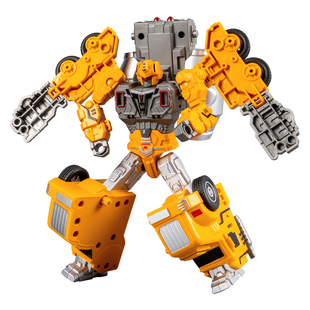 儿童变形机器人战士男孩宝宝变身卡车惯性小汽车战警益智玩具礼物