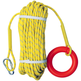 高分子漂浮绳大力马救生绳海上防汛打捞救援绳反光夜光导向绳浮环