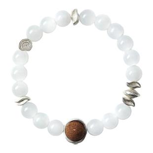 BYROOTS/抱树藏香珠手串白玉手串女手链圣诞新年本命年节生日礼物