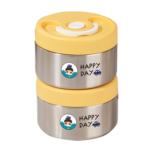 316食品级不锈钢焖烧碗儿童保温饭盒外带保温碗宝宝婴儿辅食碗