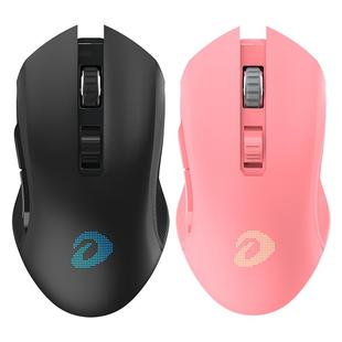 达尔优牧马人EM905PRO粉色无线鼠标电脑游戏办公电竞女生可充电CF