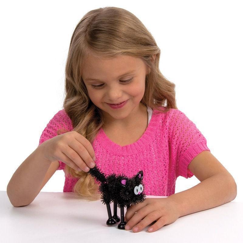 批发百变蓬蓬球捏插球拼装黏粘球幼儿园益智礼物黏球拼粘六一捏