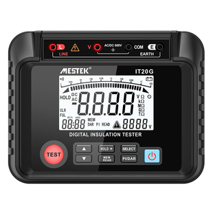 mestek摇表500v兆欧表绝缘电阻测试仪数字1000v500v放电正品5000v