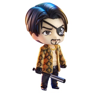 预定 GSC 如龙 人中之龙 粘土人 真岛吾朗 动漫周边 Q版可动手办