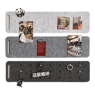 免打孔毛毡板软木板置物架挂钩